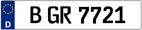 Truck License Plate